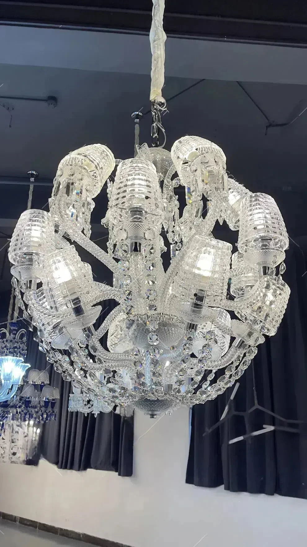 Auralite Le Roi Soleil Crystal Chandelier