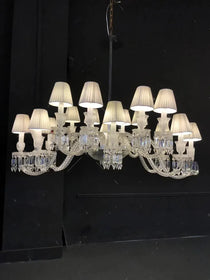 Auralite Classic Luxury Ellipse Crystal Chandelier