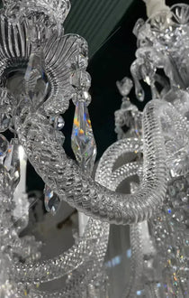 Auralite Museum Crystal Chandelier