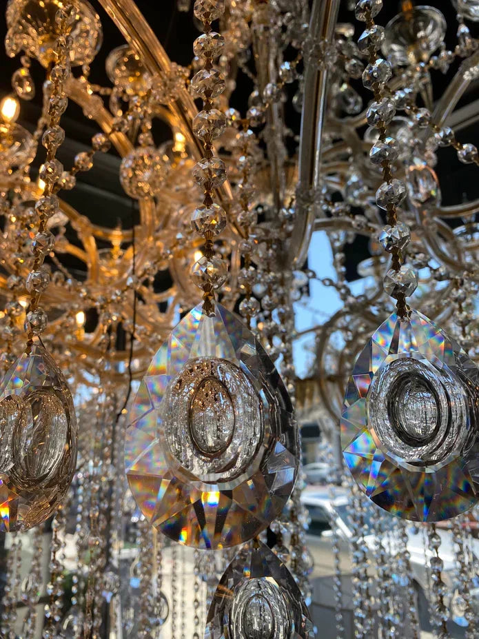 Classic Modern Multi-layers Crystal Chandelier for Staircase/Foyer/Villa Secondary image