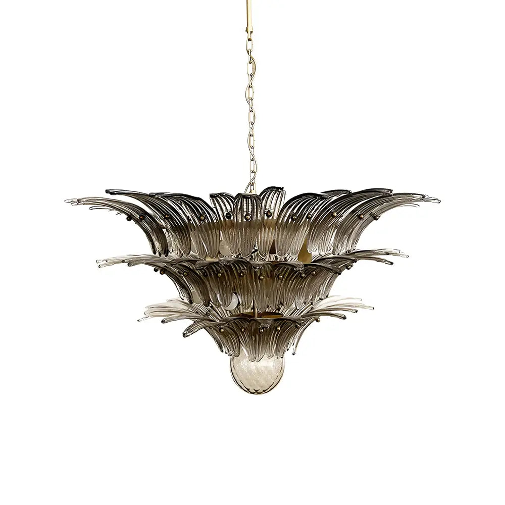 Beautifully Murano Palmette Smoked Chandelier Main image