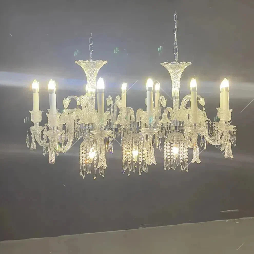 Auralite Classic Luxury Bell Dining Crystal Chandelier Secondary image