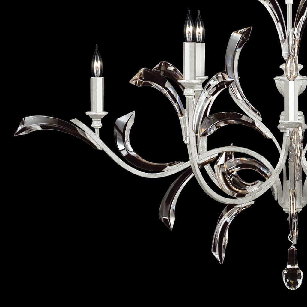 Lucea Beveled Arcs 8 - Light Chandelier