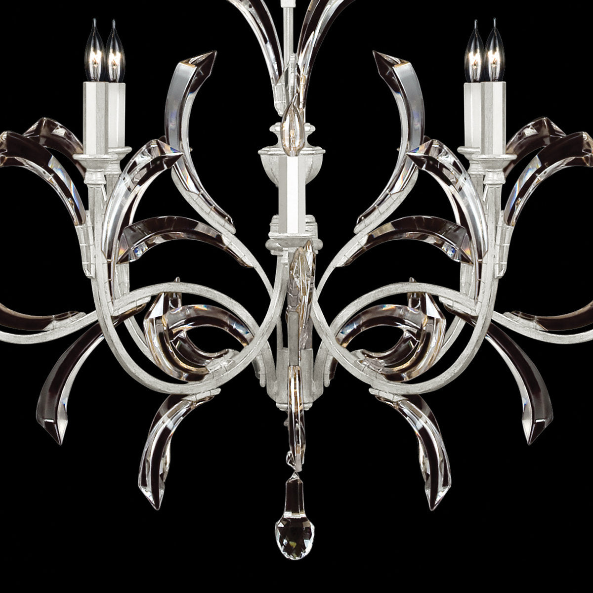 Lucea Beveled Arcs 8 - Light Chandelier
