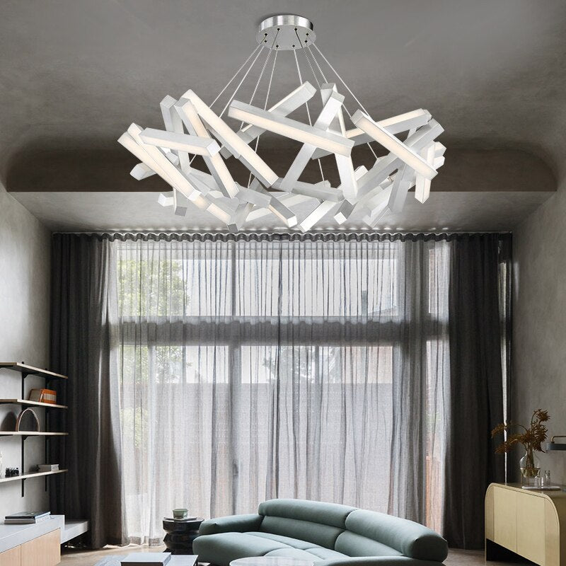 Micah Brass Chandelier