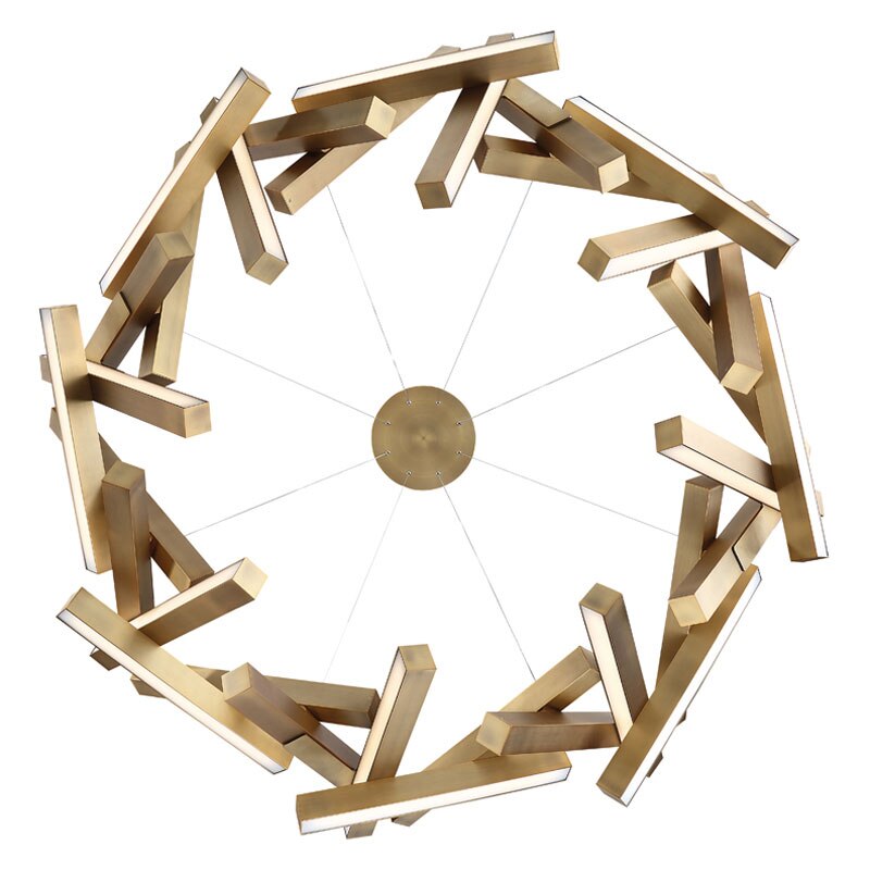 Micah Brass Chandelier