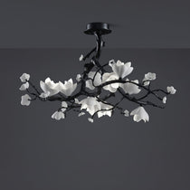 Exquisite Black Copper Tree Chandelier - CasaraHouse