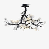 Exquisite Black Copper Tree Chandelier - CasaraHouse
