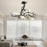 Exquisite Black Copper Tree Chandelier - CasaraHouse