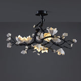 Exquisite Black Copper Tree Chandelier - CasaraHouse