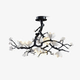 Exquisite Black Copper Tree Chandelier - CasaraHouse