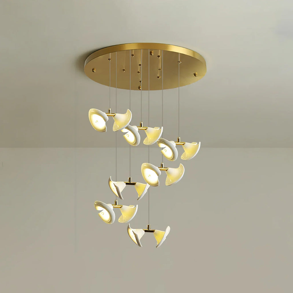Blossom Double Horn Chandelier