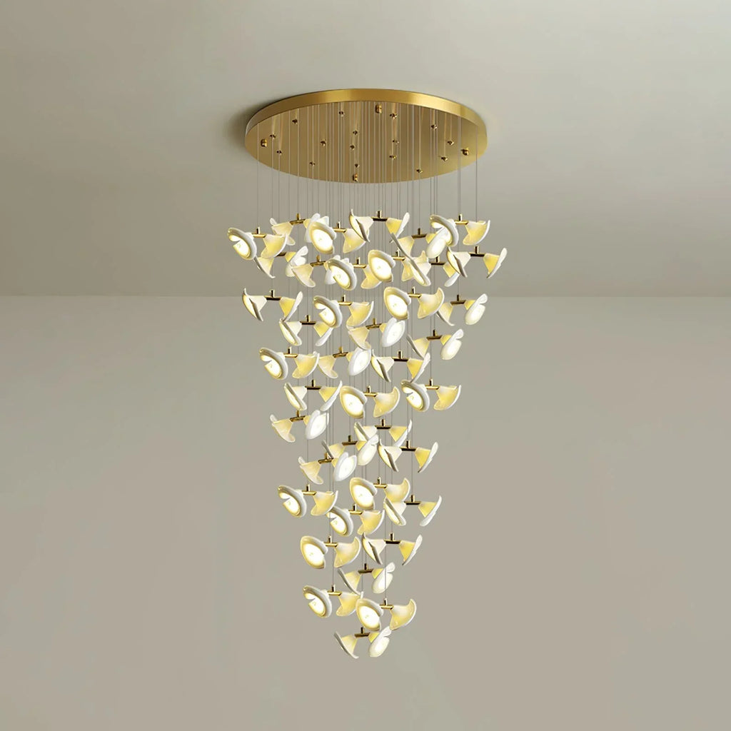 Blossom Double Horn Chandelier