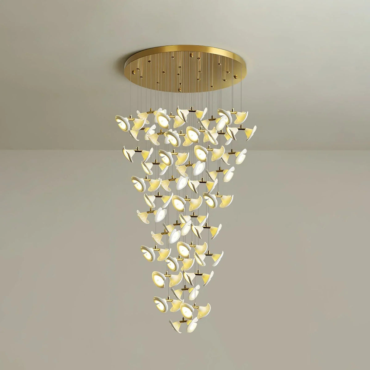Blossom Double Horn Chandelier