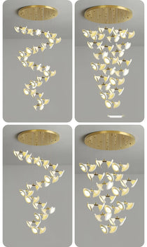 Blossom Double Horn Chandelier