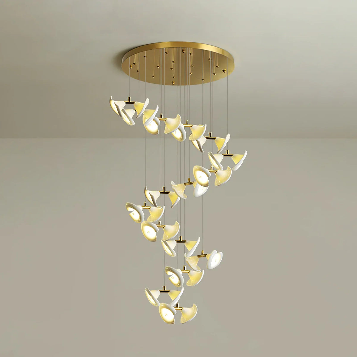 Blossom Double Horn Chandelier Main image
