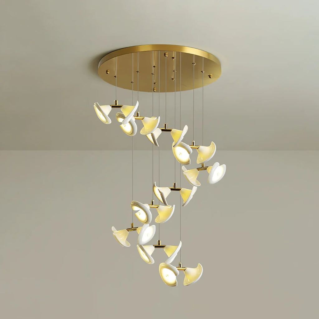 Blossom Double Horn Chandelier
