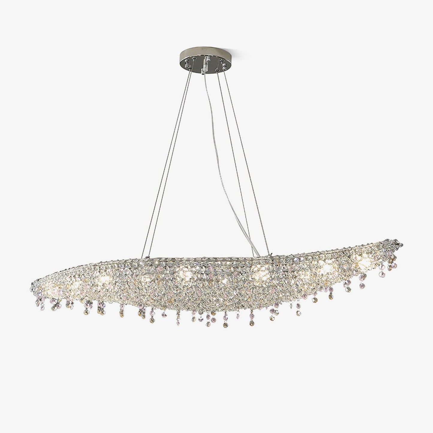 Elegant Boat Crystal Chandelier