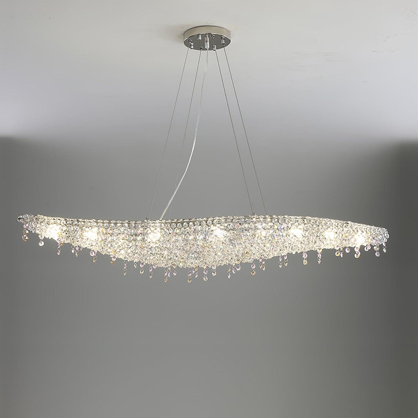 Elegant Boat Crystal Chandelier