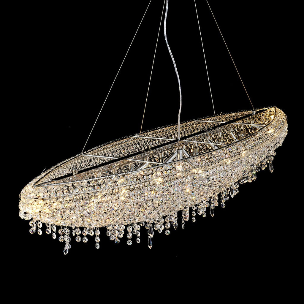 Elegant Boat Crystal Chandelier