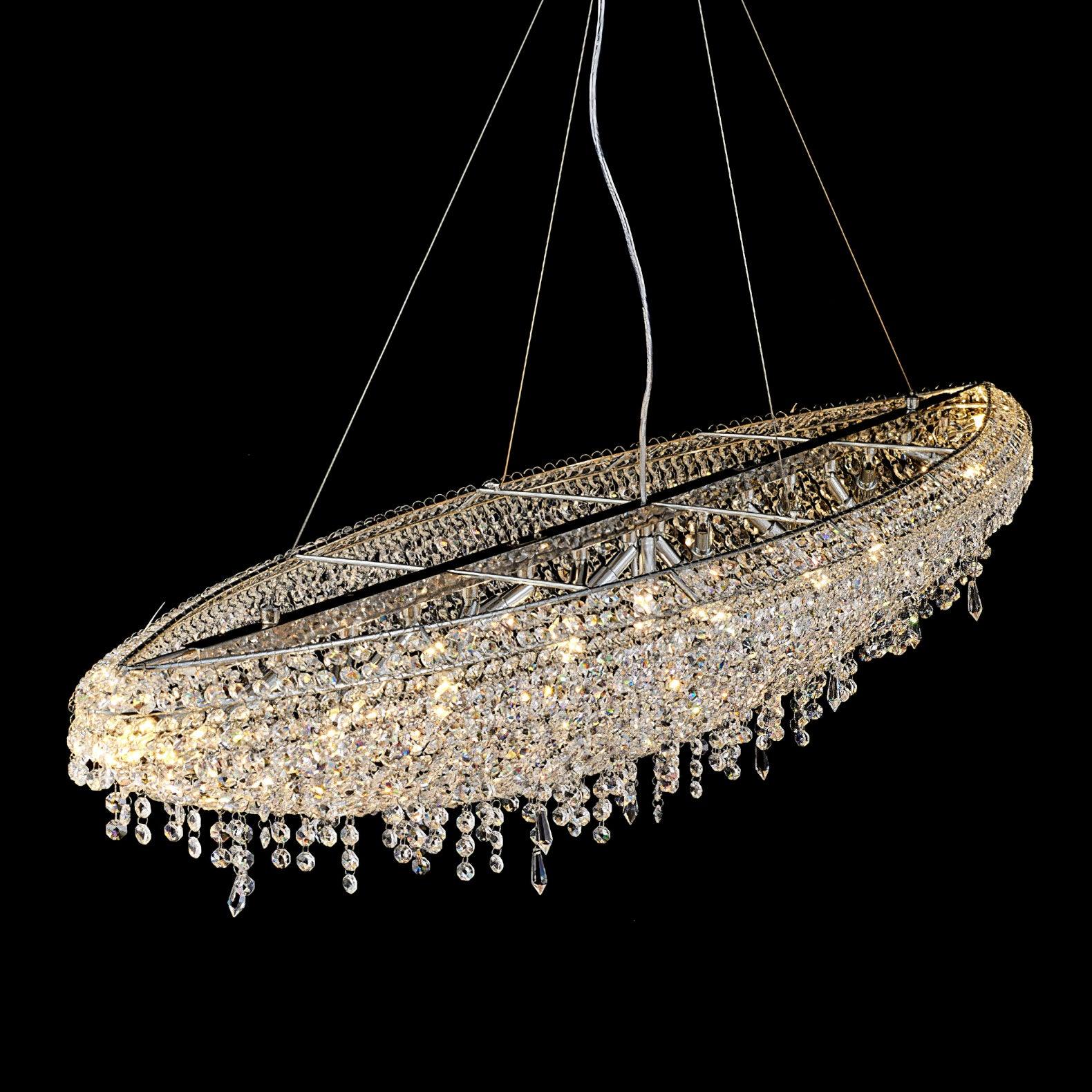 Elegant Boat Crystal Chandelier