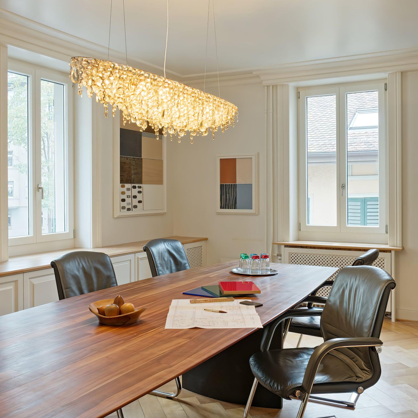 Elegant Boat Crystal Chandelier