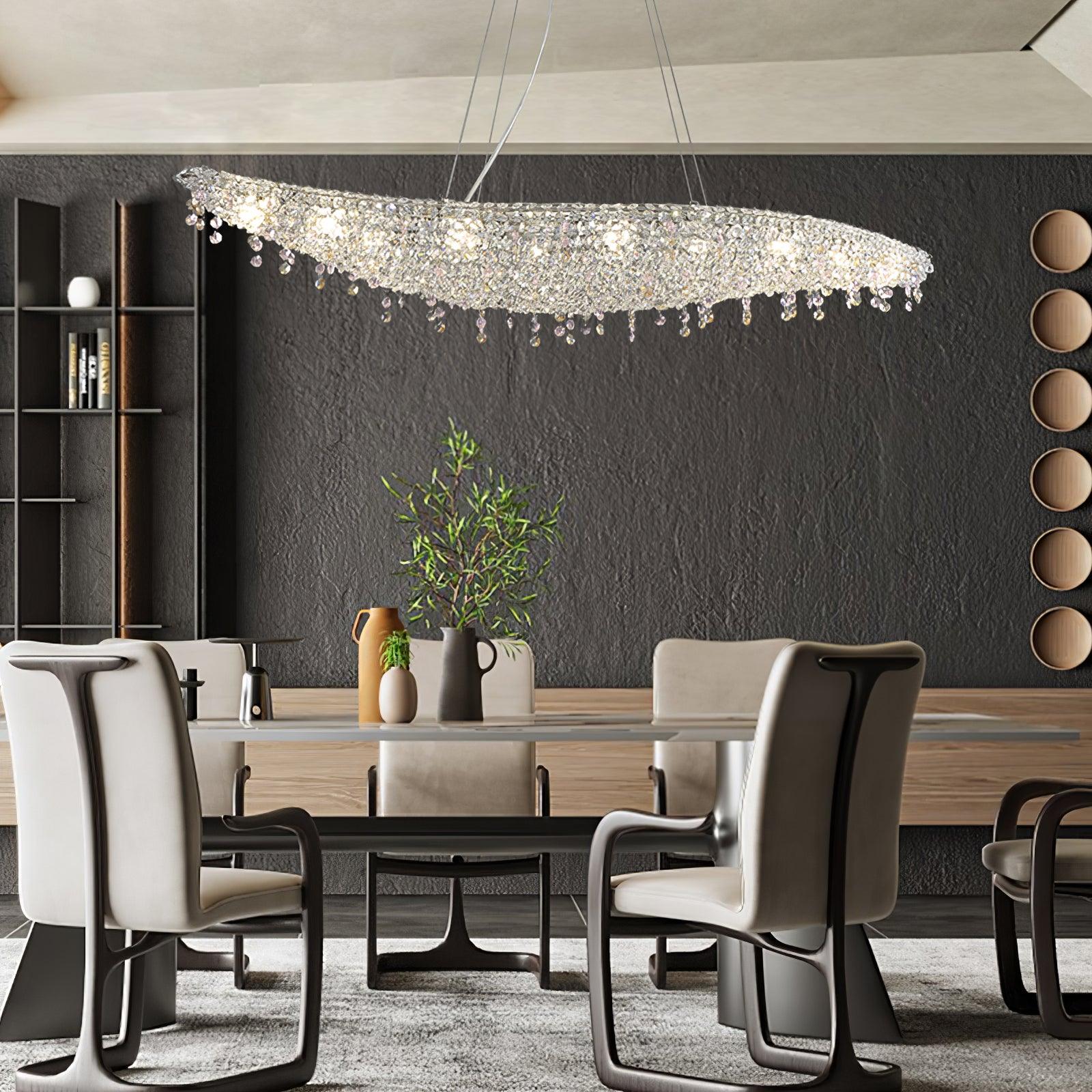 Elegant Boat Crystal Chandelier