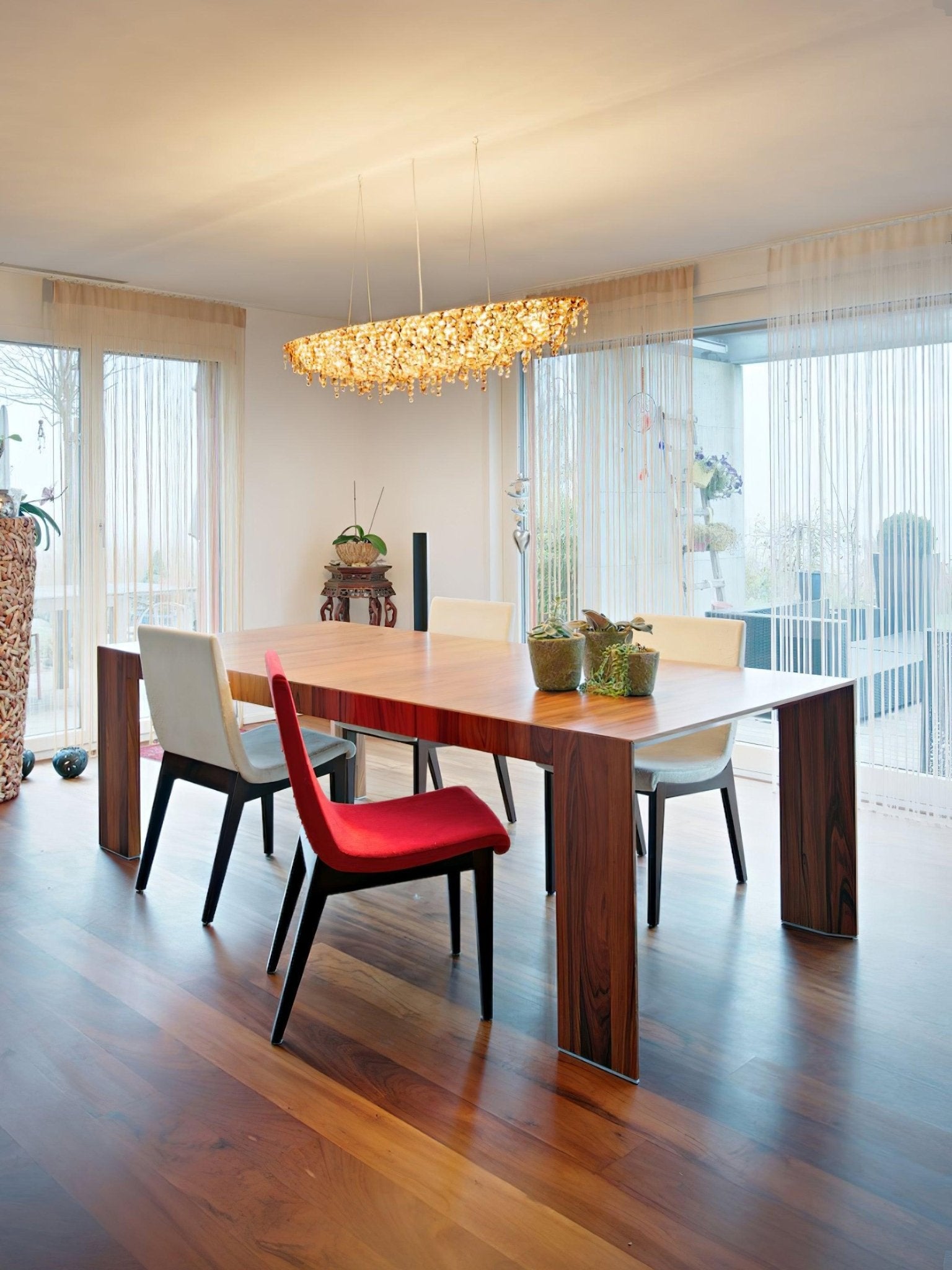 Elegant Boat Crystal Chandelier