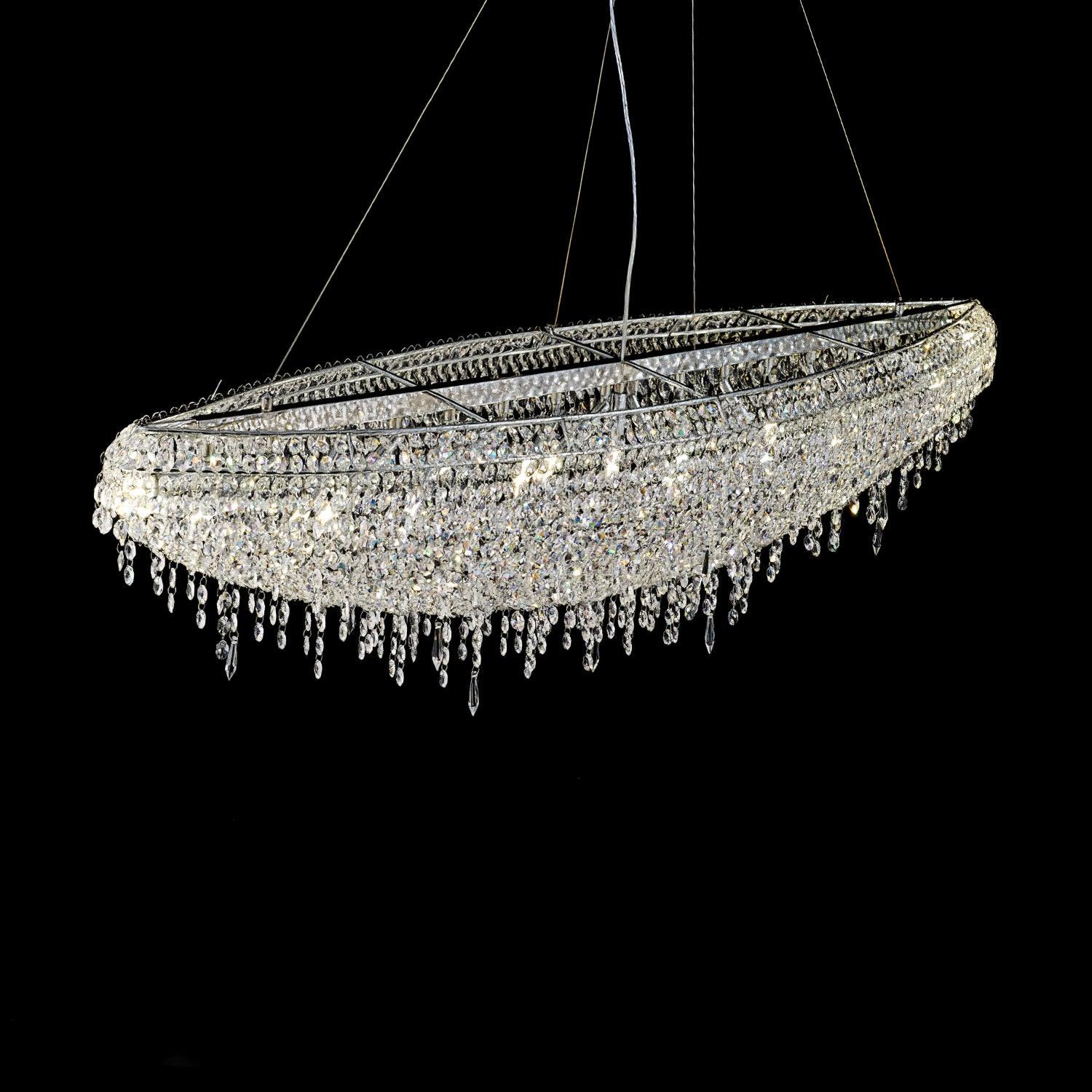 Elegant Boat Crystal Chandelier
