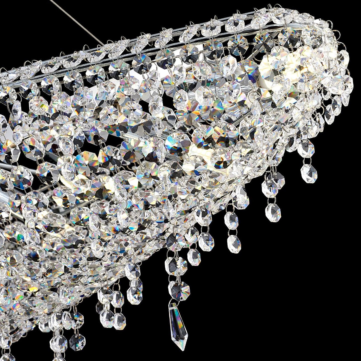Elegant Boat Crystal Chandelier
