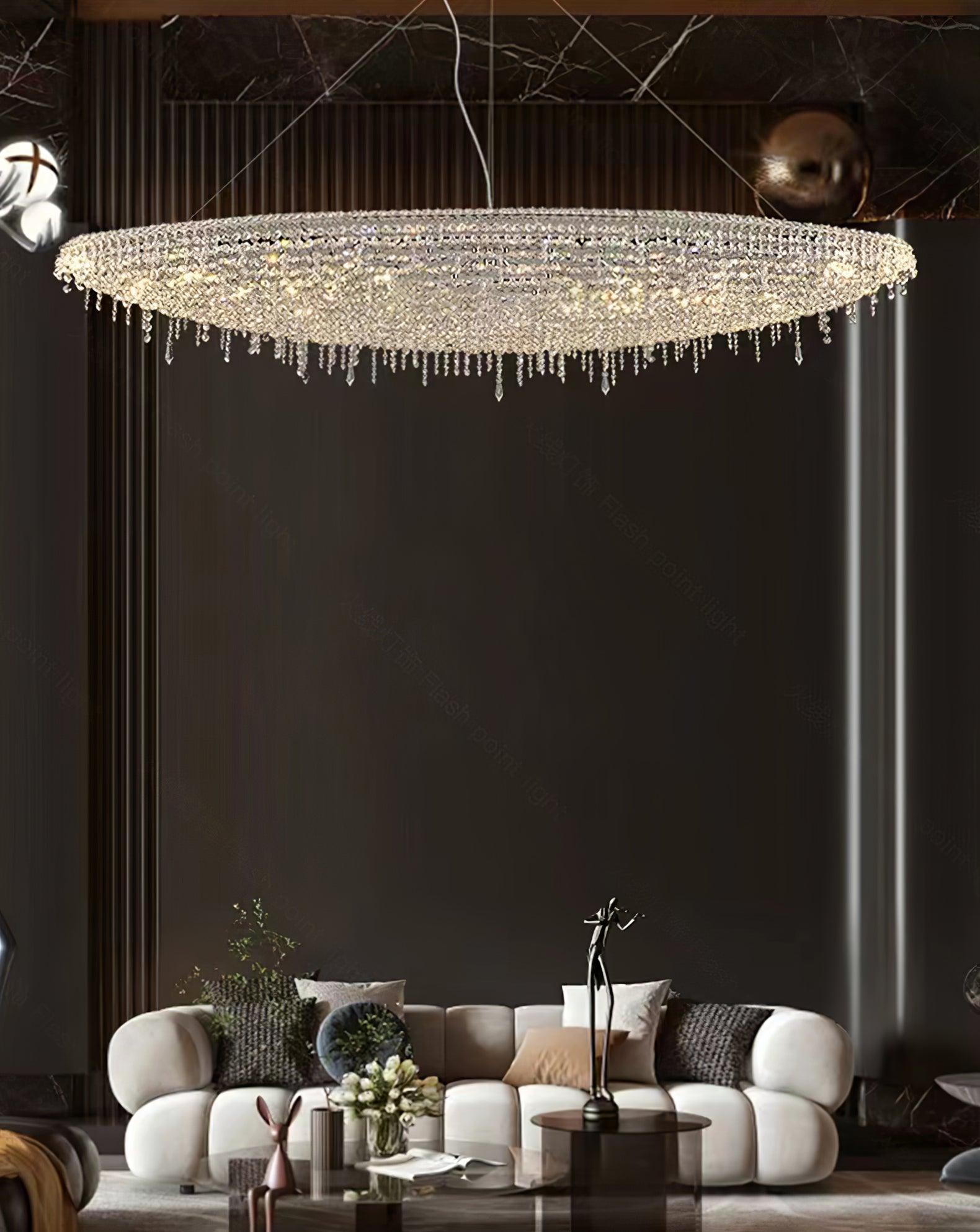 Elegant Boat Crystal Chandelier