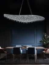 Elegant Boat Crystal Chandelier