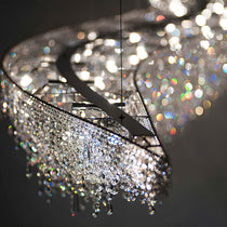 Elegant Boat Crystal Chandelier