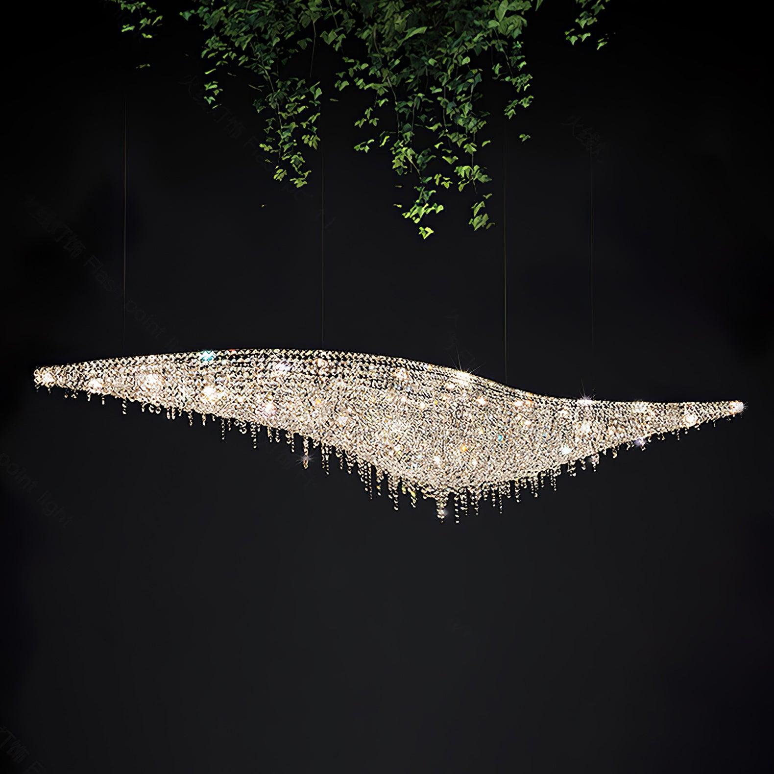 Elegant Boat Crystal Chandelier