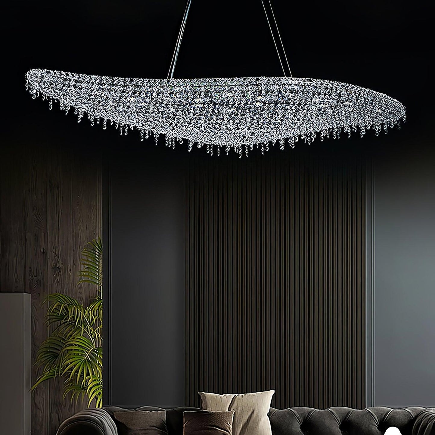Elegant Boat Crystal Chandelier