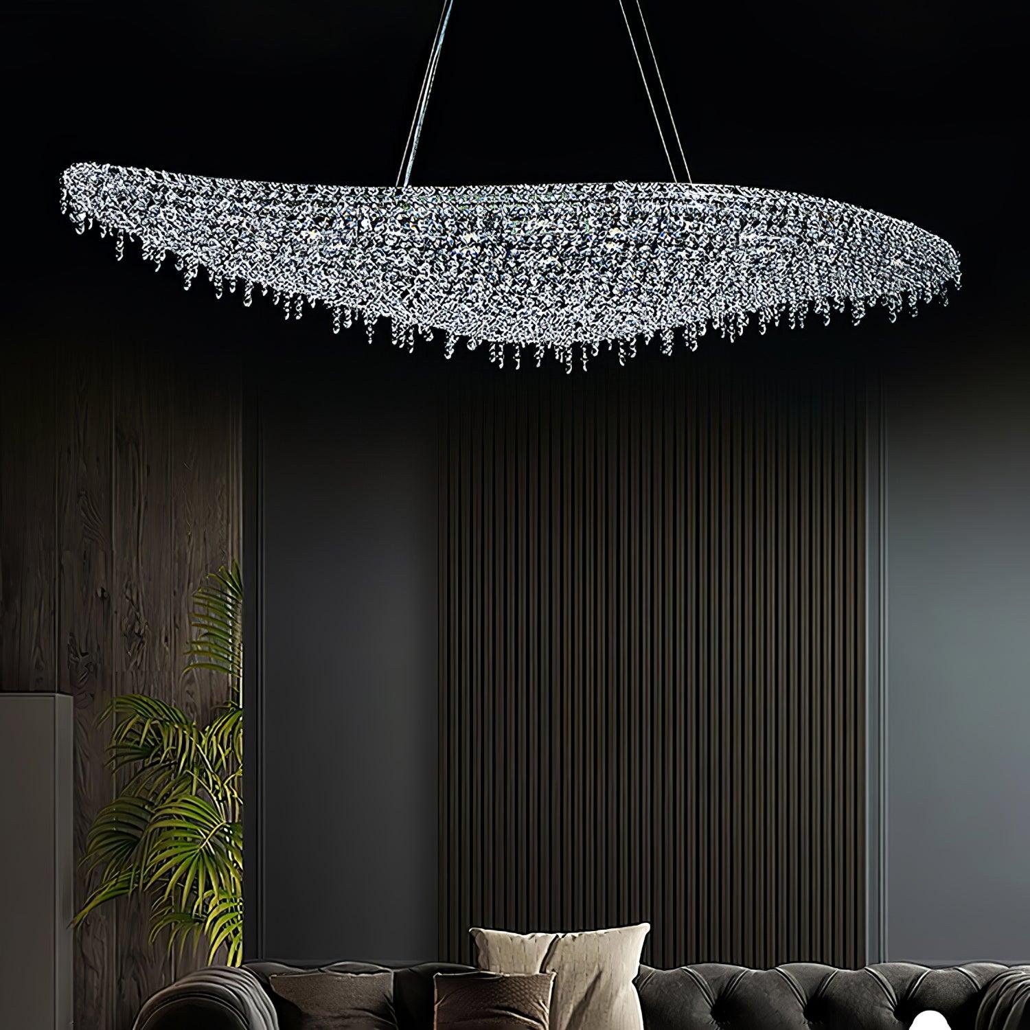 Elegant Boat Crystal Chandelier