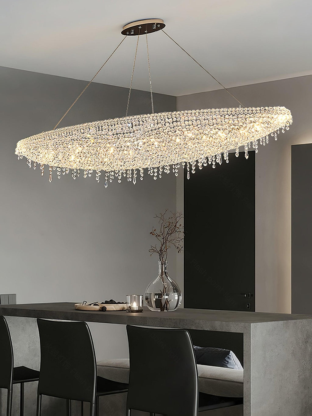 Elegant Boat Crystal Chandelier