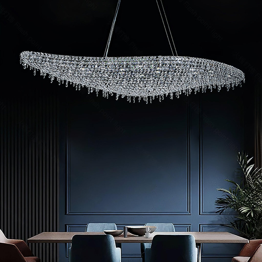 Elegant Boat Crystal Chandelier