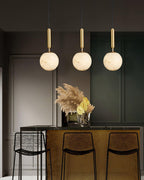 Bosryn Alabaster Core Pendant Lamp - CasaraHouse