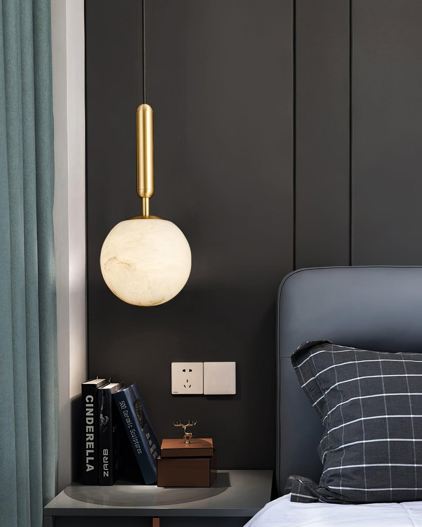 Bosryn Alabaster Core Pendant Lamp - CasaraHouse