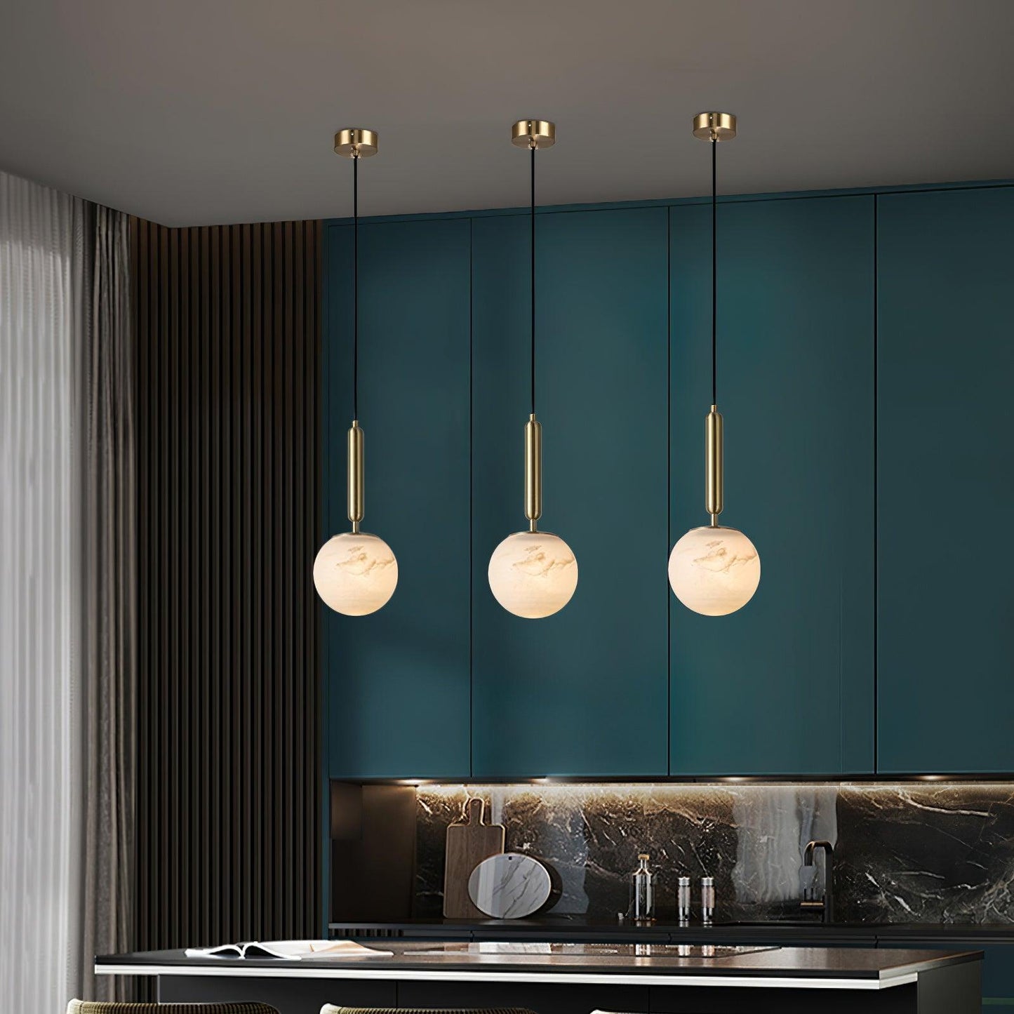 Bosryn Alabaster Core Pendant Lamp - CasaraHouse