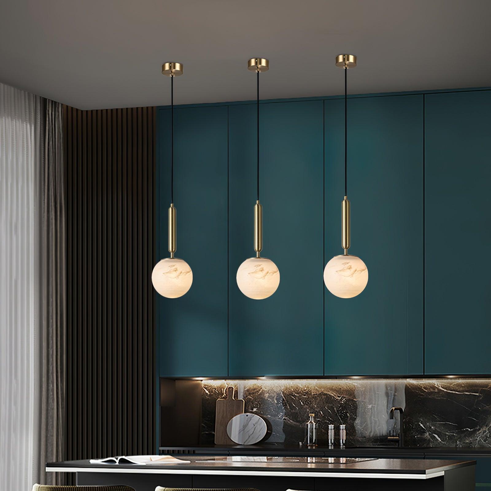 Bosryn Alabaster Core Pendant Lamp - CasaraHouse