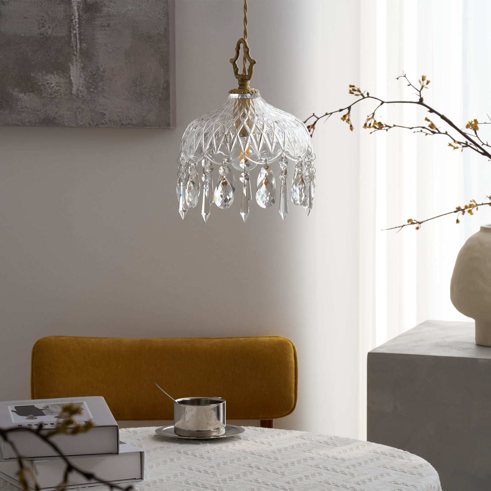 Bolyn Shallow Bowl Pendant Lamp - CasaraHouse