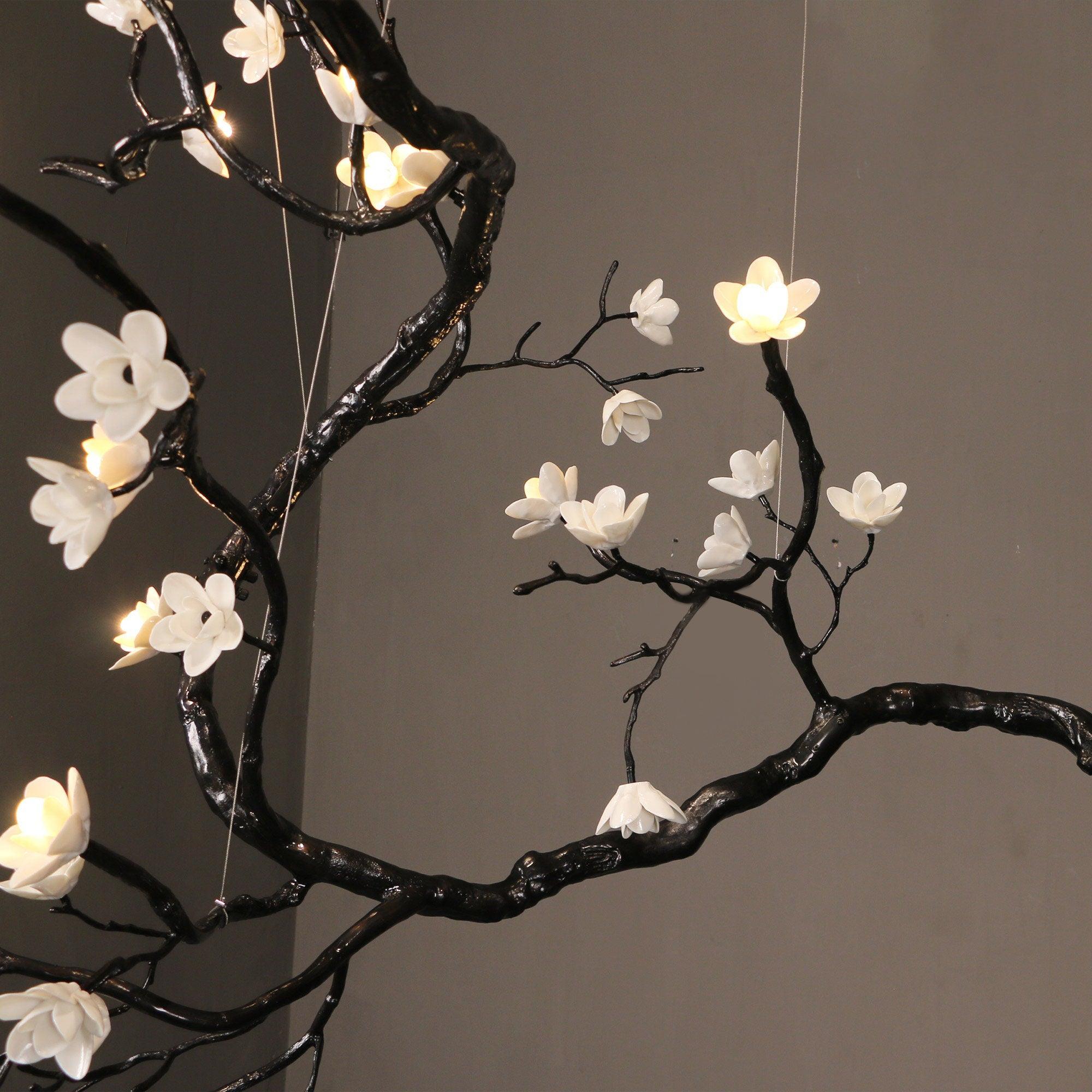 Premium Branch Flower Chandelier - CasaraHouse