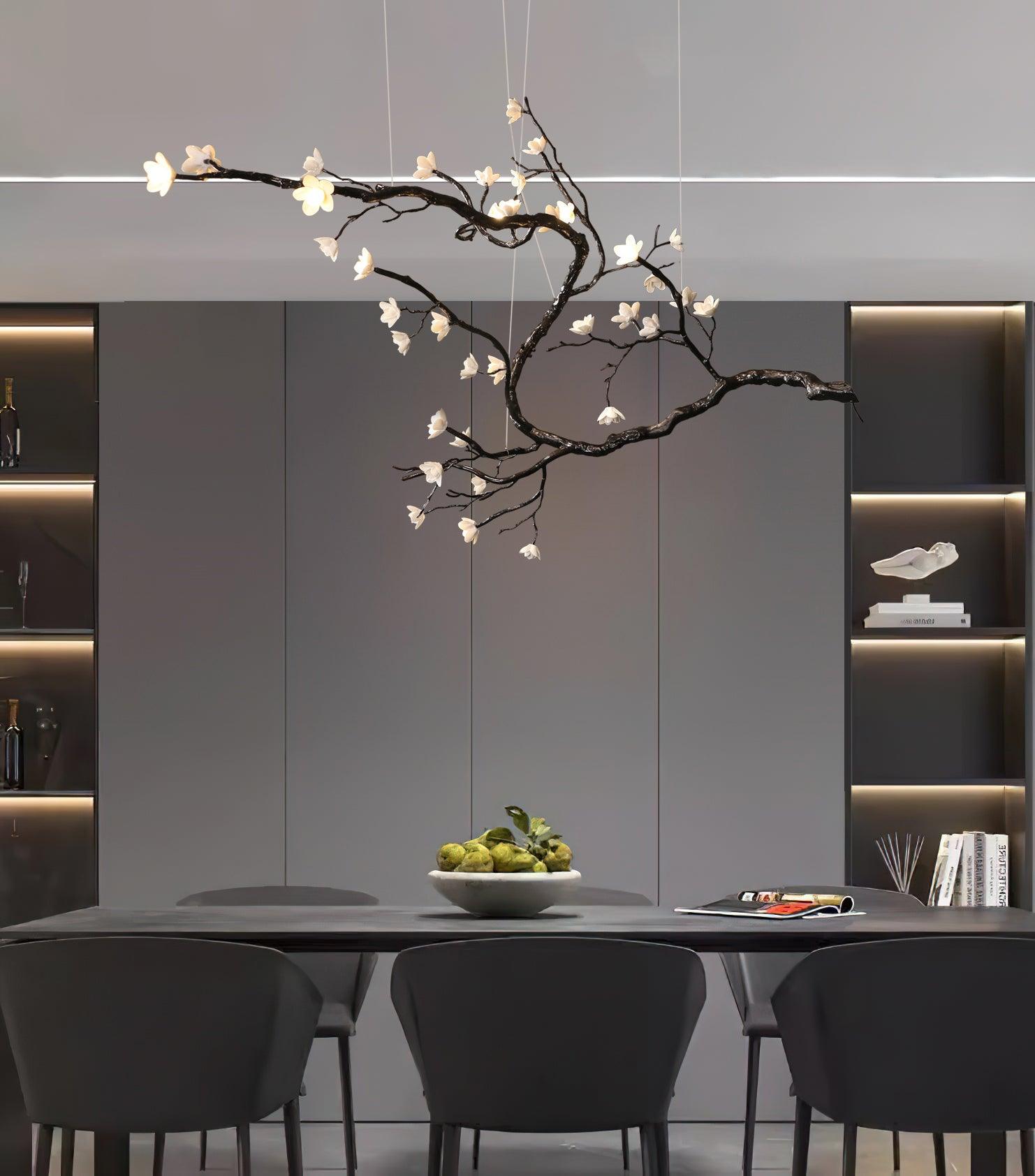Premium Branch Flower Chandelier - CasaraHouse