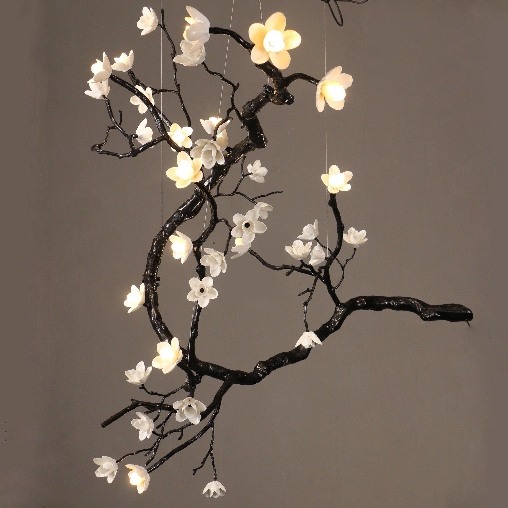 Premium Branch Flower Chandelier - CasaraHouse