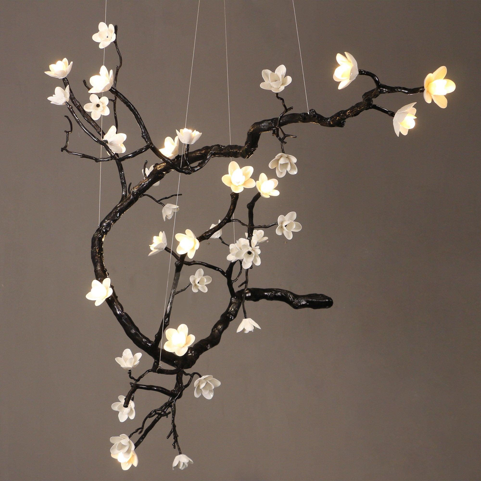 Premium Branch Flower Chandelier - CasaraHouse