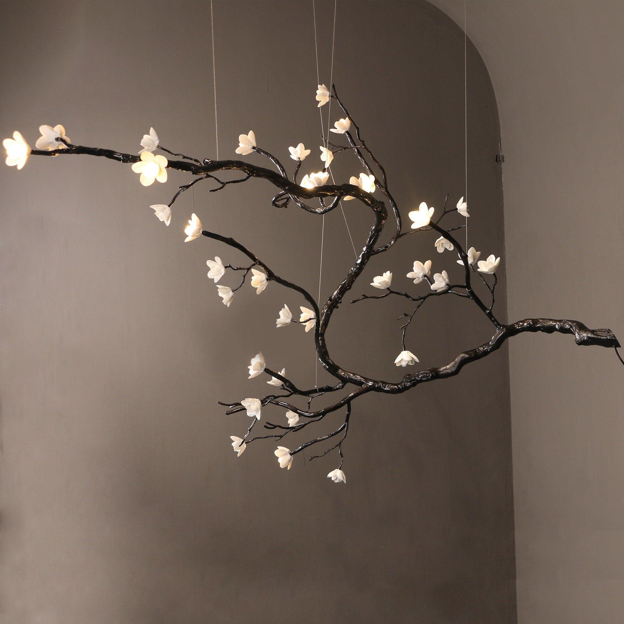 Premium Branch Flower Chandelier - CasaraHouse