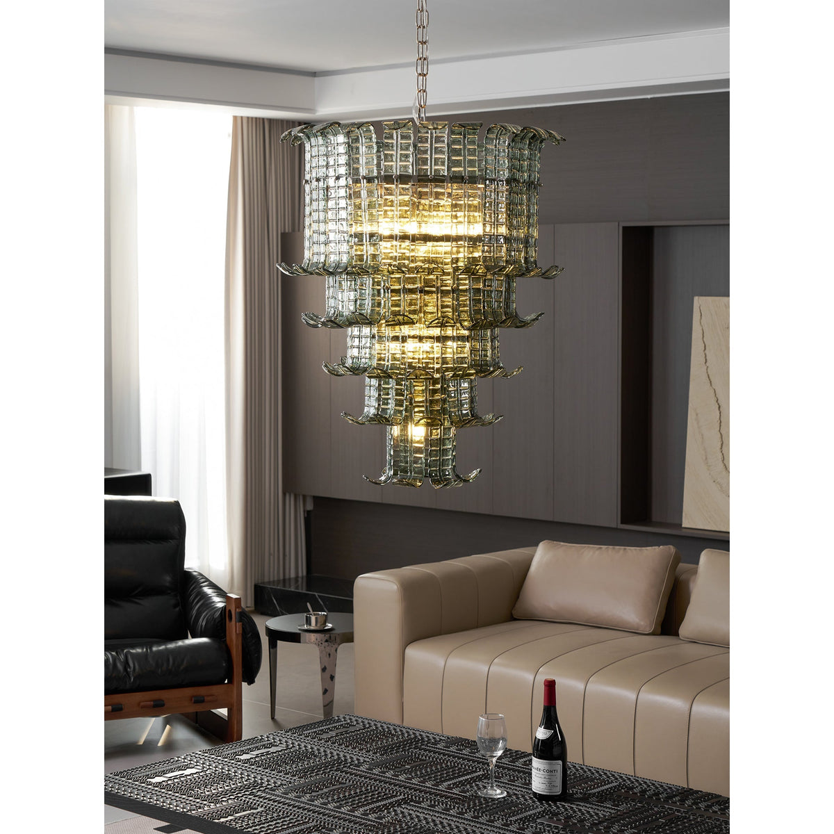 Brasher Murano Glass Chandelier