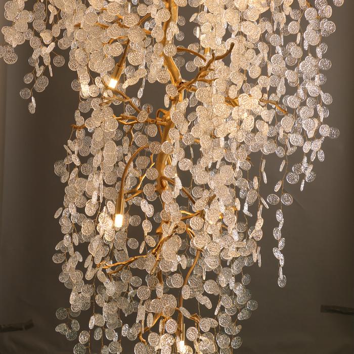 Marais Blossom Petal Detail Grand Staircase Chandelier